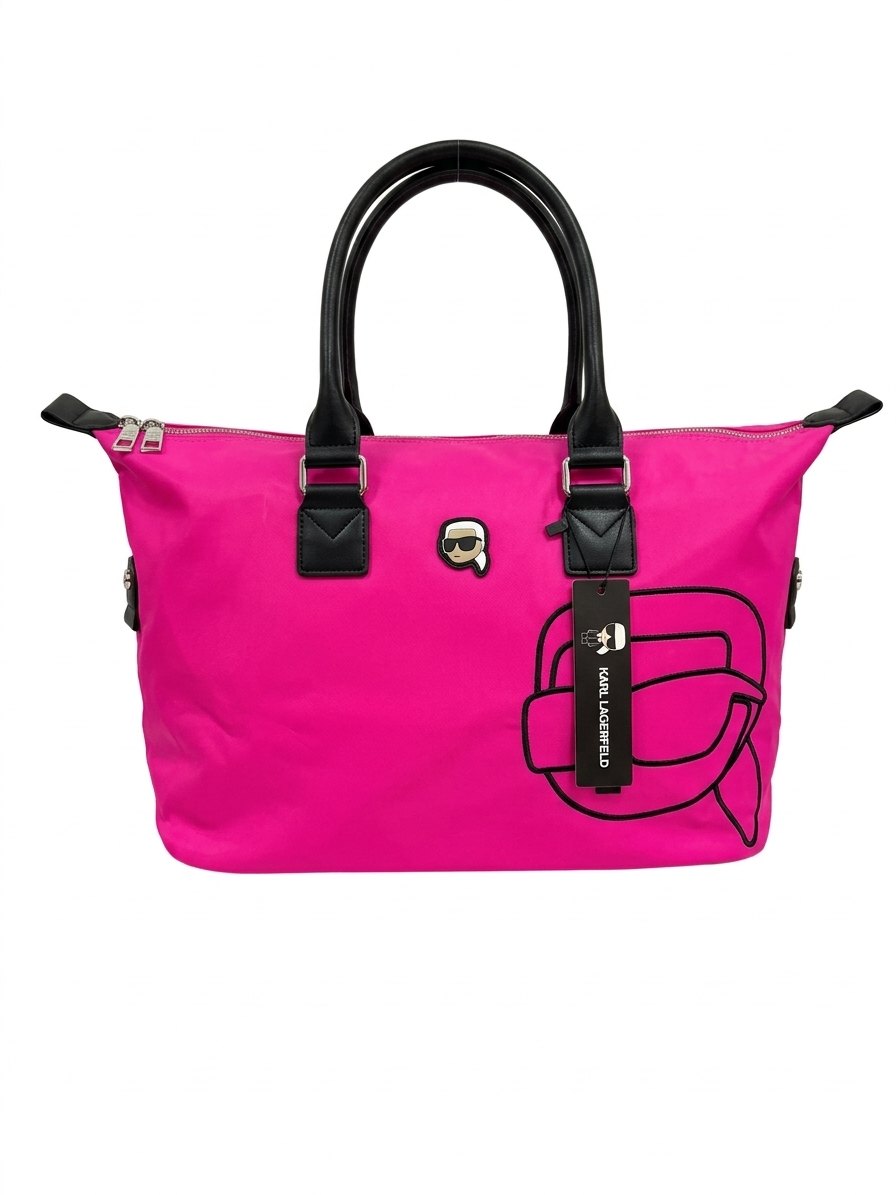 Karl Lagerfeld Ikonik Nylon Tote Bag
