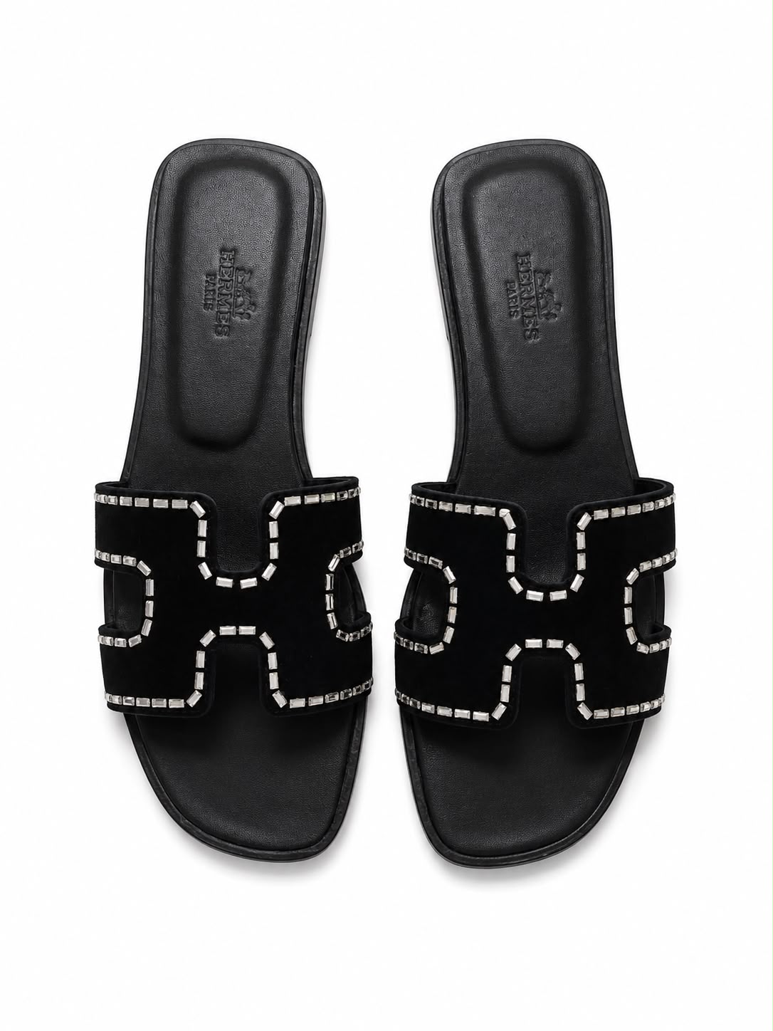 Hermés Oran Sandal with Rhineston