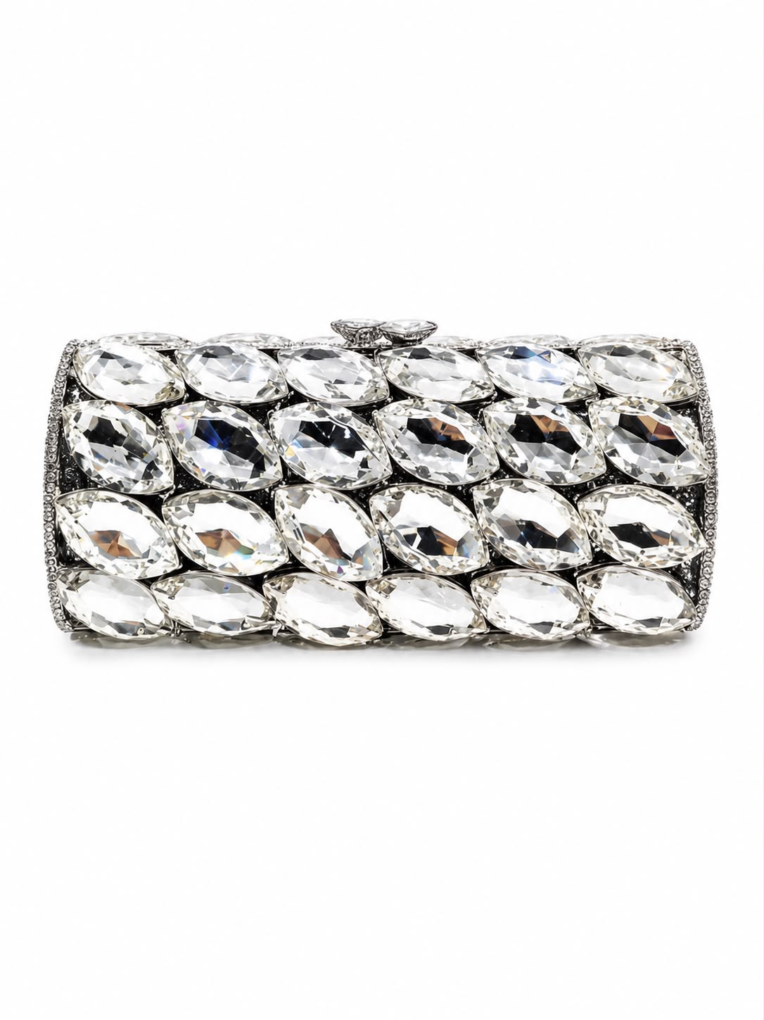 Judith Leiber Couture Crystal Cylinder Clutch