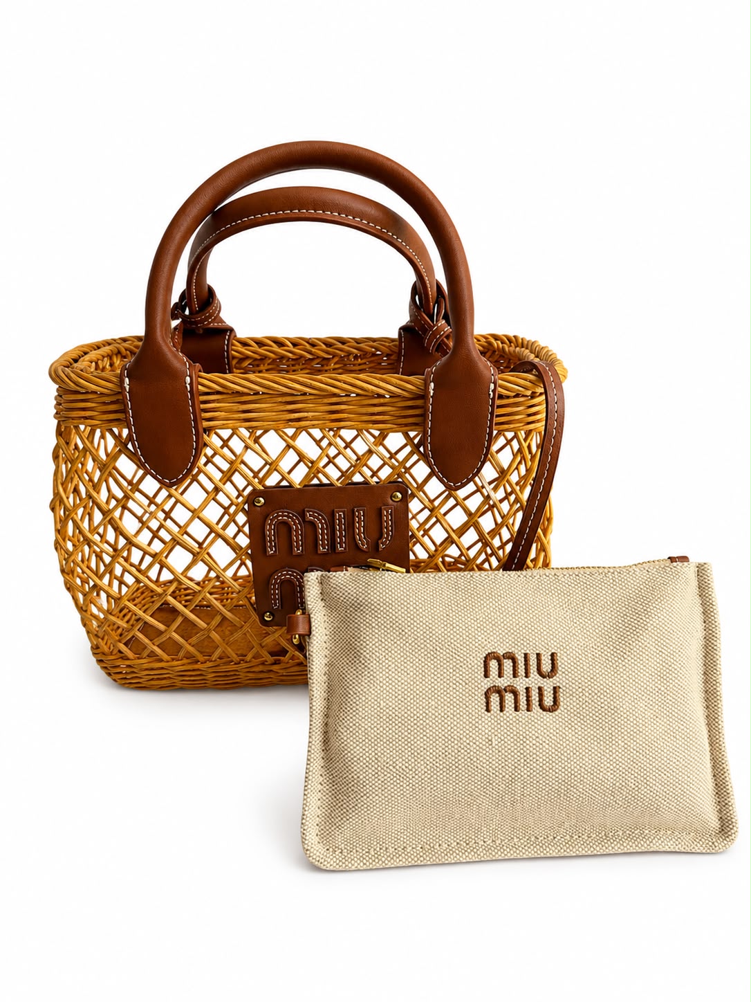 Miu miu beach tote