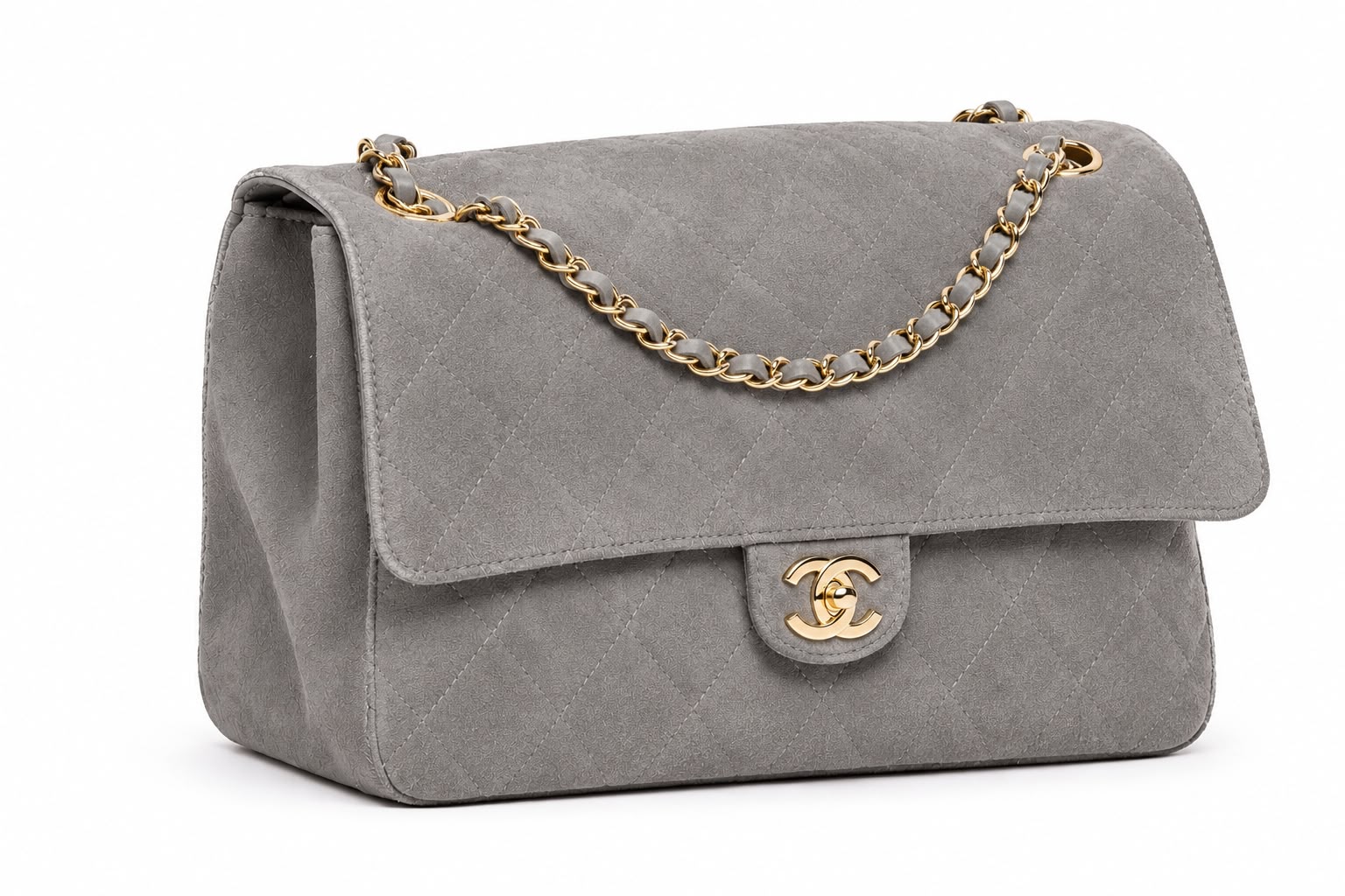 Chanel Maxi Flap Bag in Suede