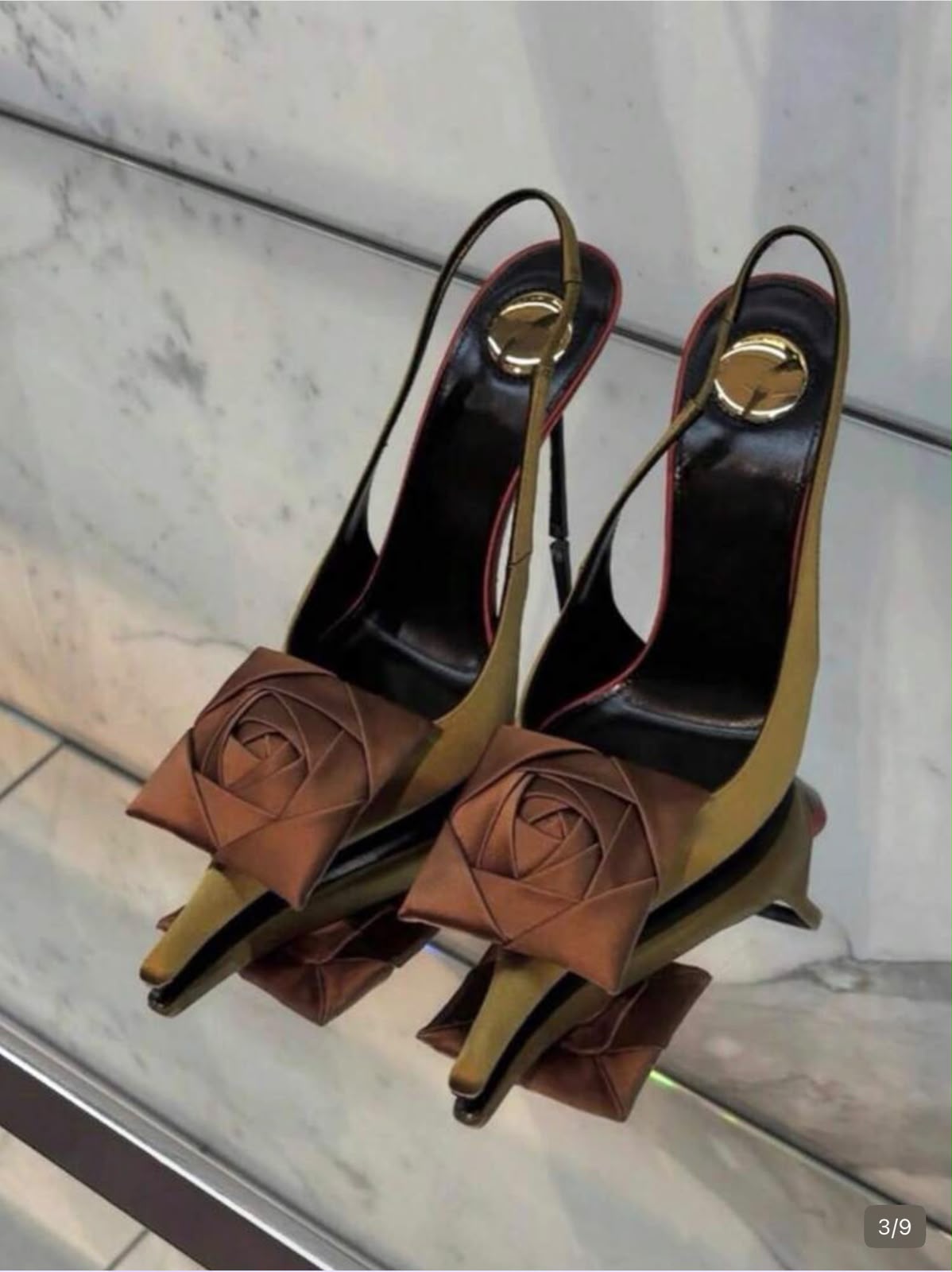 Christian Louboutin Miss Z Rose Sling Pumps