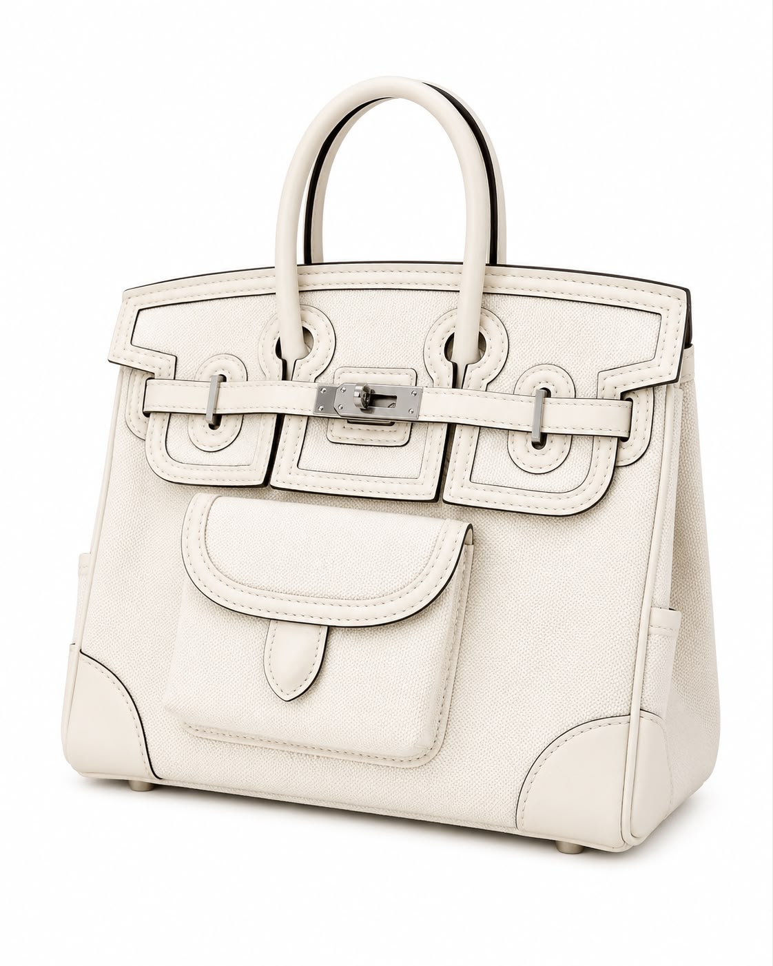 Hermès Birkin, but with a playful “Smile Birkin”design
