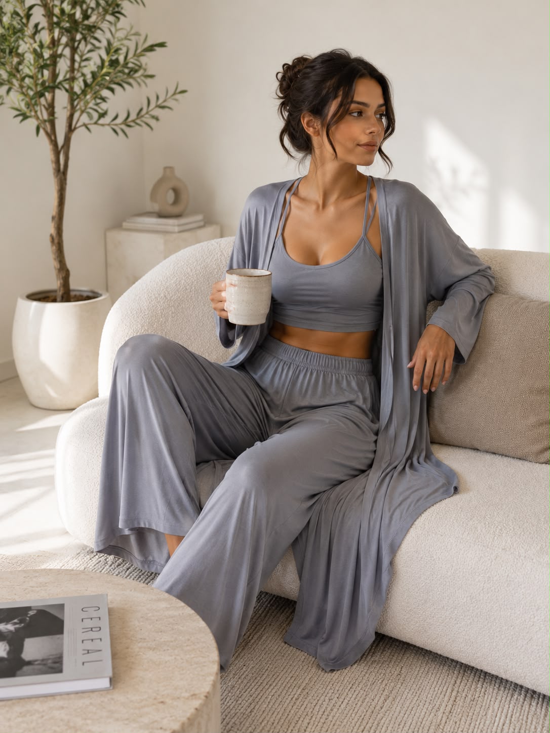 Women's 3Pieces Lounge & Sleepwear Set
