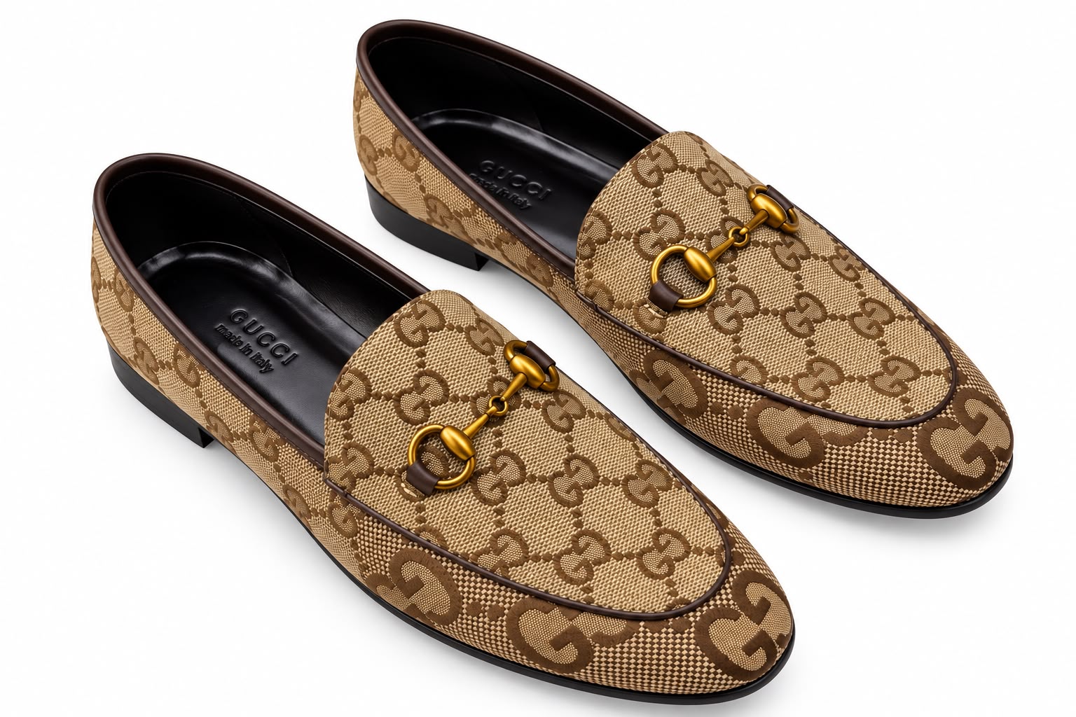 GG Monogram Horsebit Loafers