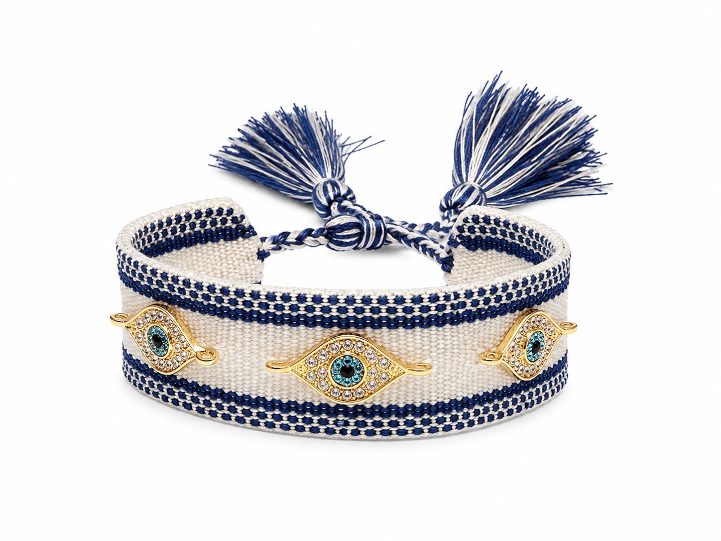 Evil Eye Vintage Woven Bracelet