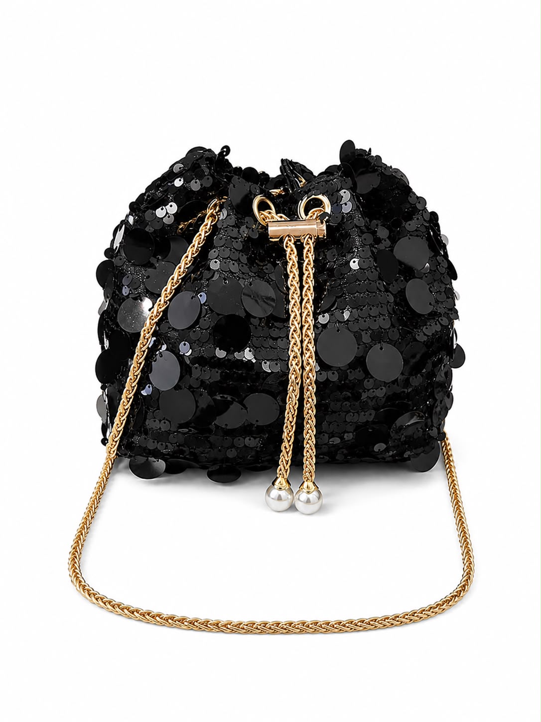 Mini Bucket- Drawstring Evening Bag