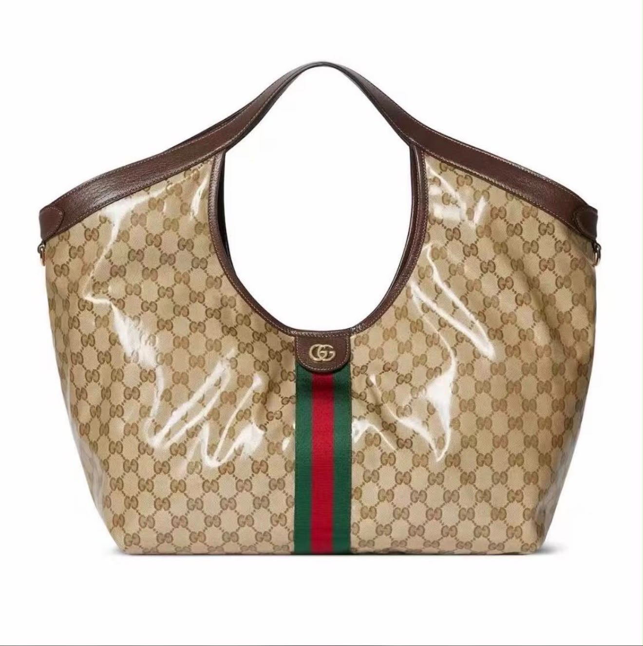 Gucci Ophidia GG Medium Tote Bag – Glossy GG Supreme Canvas
