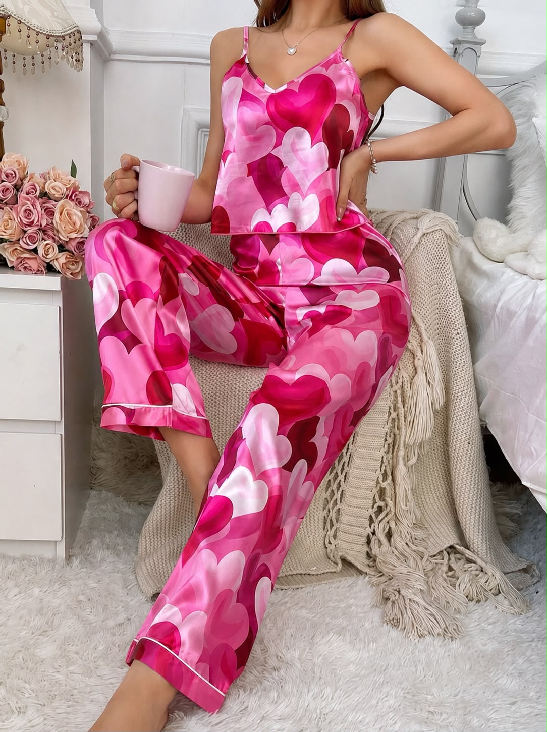 Satin Pyjama Set