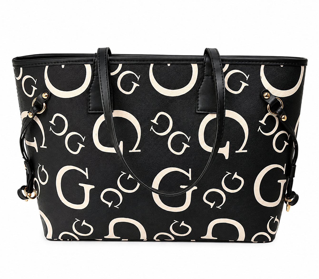Guess Monogram Logo Tote Bag