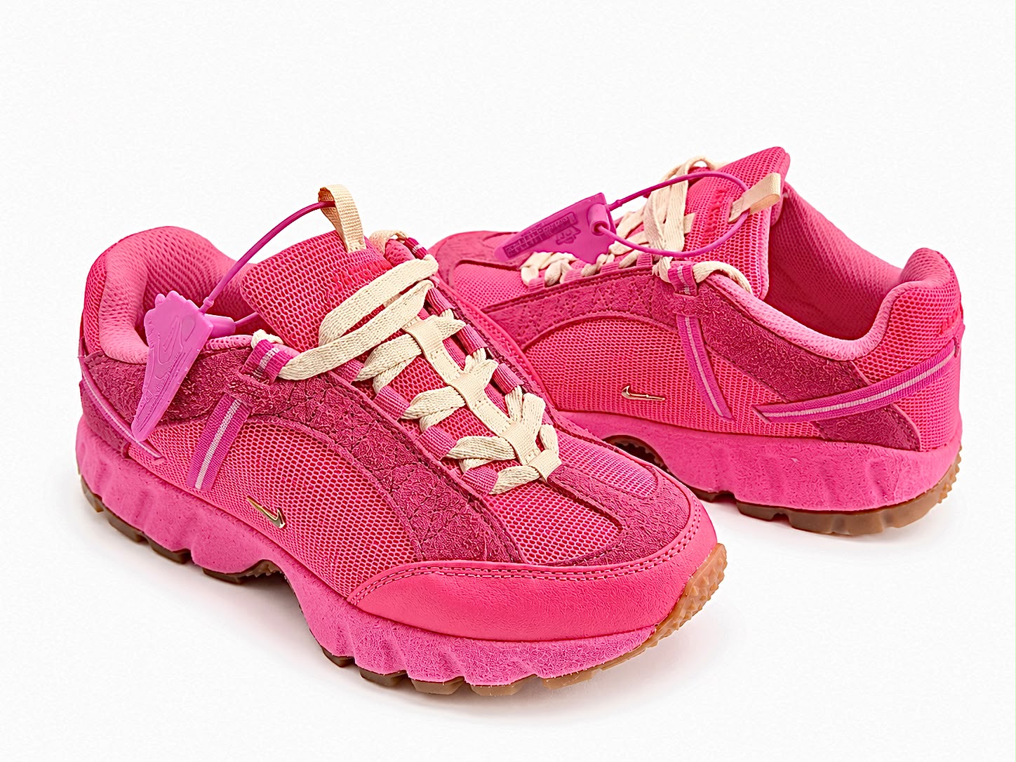 Nike x Jacquemus J Force in a custom pink monochrome